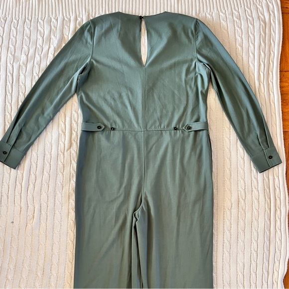 NWOT BILLY REID Small Forest Green Long sleeve Jumpsuit - Picture 9 of 12